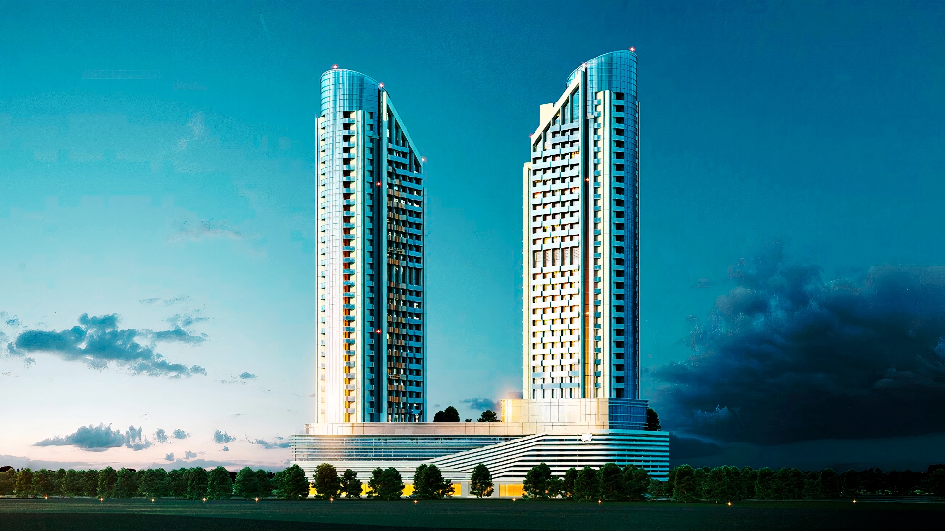 CLOUD TOWER от Tiger Group в Джумейра Вилладж Триангл, Дубай, ОАЭ ...